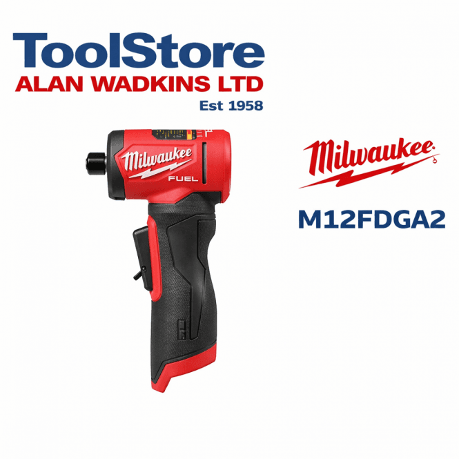 Milwaukee M12FDGA2-0 12v Cordless Angled Die Grinder Variable Speed Bare Unit Only