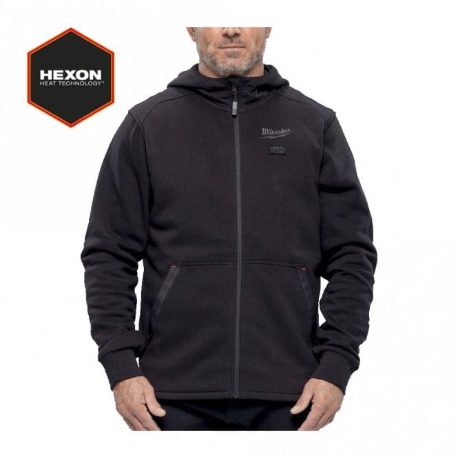 Milwaukee M12HHBL5-0 M12 Hexon Black Heated Hoodie