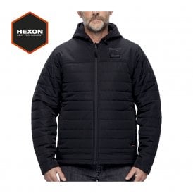 M12HPJBL3-0 12v M12 Black Heated Hexon Puffer Jacket