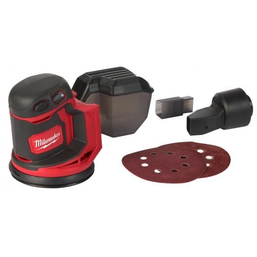Milwaukee M18BOS125-0 18v 125mm Random Orbital Cordless Sander Body Only