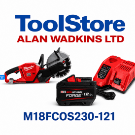M18FCOS230-121 18v Cordless Cut Off Saw Fuel 230mm 1 x 12.0ah Forge Battery + Charger