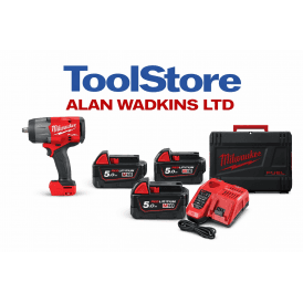M18FHIW2F12-503X 18v 1/2 High Torque Impact Wrench Kit 3 x 5.0ah Batteries + Charger