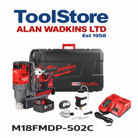M18FMDP-502C 18v Cordless Mag Drill Magnetic Drill Permanent Magnet 2 x 5.0ah Li-on Batteries Charger + Case