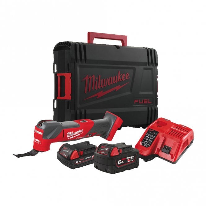 Milwaukee M18FMT-522X 18v Cordless Fuel Multi Tool Kit 1 x 5.0ah 1 x 2.0ah Battery + Charger + Case