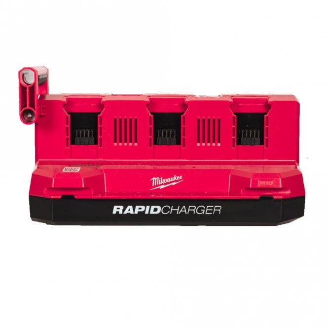 Milwaukee M18MPC6 M18 Mobile Packout 6-Bay Rapid Battery Charger 240V