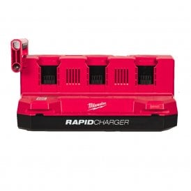 M18MPC6 M18 Mobile Packout 6-Bay Rapid Battery Charger 240V