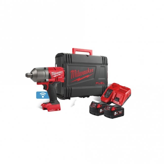 Milwaukee M18ONEFHIWF34-502X 18v Cordless 3/4 2034nm High Torque Impact Wrench 2 x 5.0ah Batteries