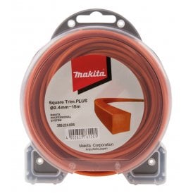 2.4 x 15m Orange Strimmer Wire Cord Line