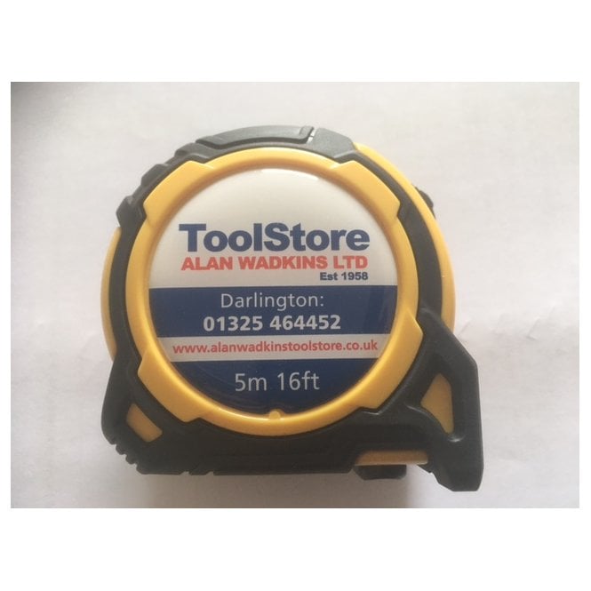 Own Brand 5 Metre Tape Measure Alan Wadkins Branded                  