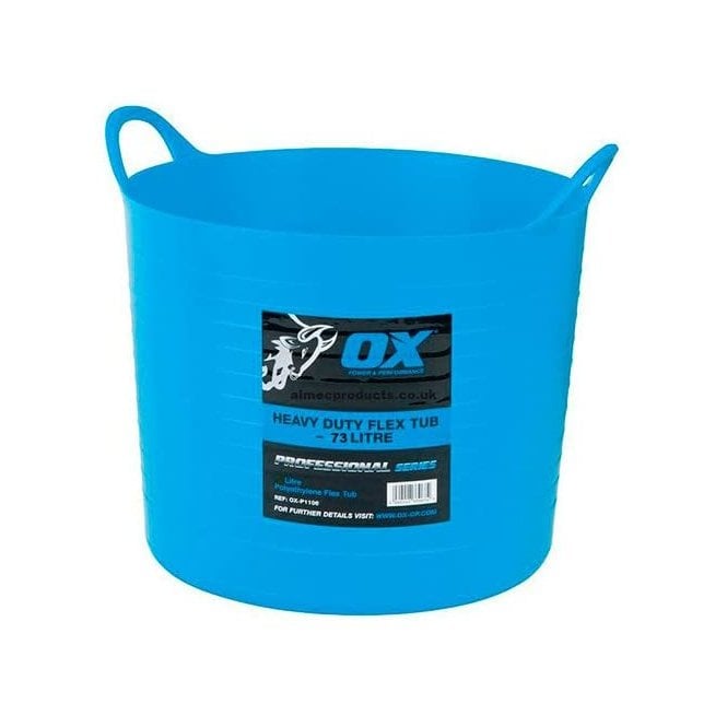 OX Tools OX-P110673 Pro Heavy Duty 73 Litre Flexi Tub
