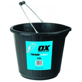 OX-T110715 Pro 15 Litre Black Bucket