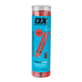 Trade Medium Red Carpenters Pencils 10 Pack OX-T022910