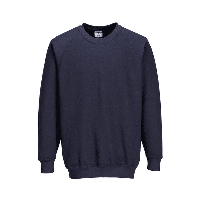 Portwest B300DNRL Roma Sweatshirt Dark Navy Large