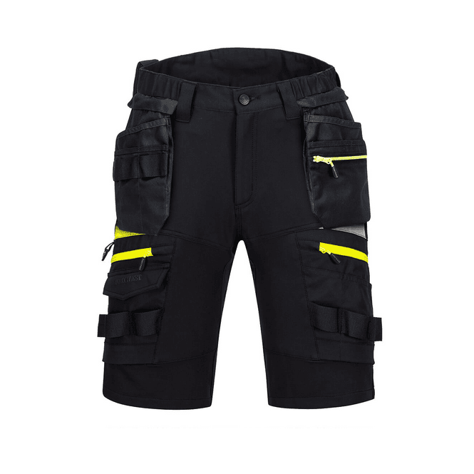Portwest DX444 - DX4 Detachable Holster Pocket Shorts Black 42R