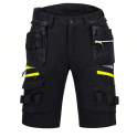 Portwest DX444 - DX4 Detachable Holster Pocket Shorts Black 42R