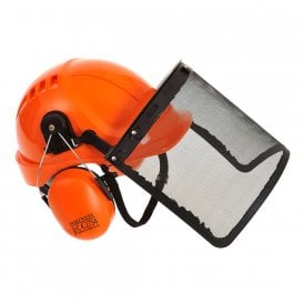 Forestry Combi Chainsaw Safety Kit Helmet Visor & Ear Defenders PW98ORR