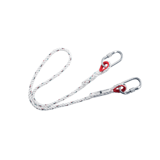 Portwest FP24 - Single Rope 1.5m Restraint Lanyard White
