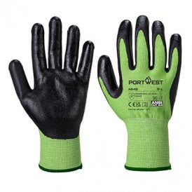 Green Cut D13 Nitrile Foam Glove Green / Black Size 10 XL 