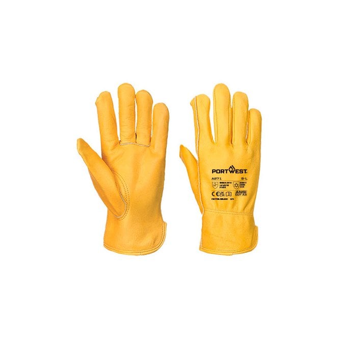 Portwest Lined Tanned Driver Glove Size 10 Extra Large