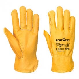 Lined Tanned Driver Glove Size 10 Extra Large