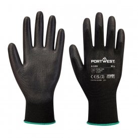 PU Palm Black Glove Size 11 XXL