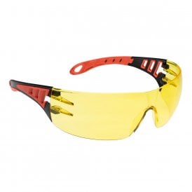 Tech Look Amber Safety Specs 100% Metal Free
