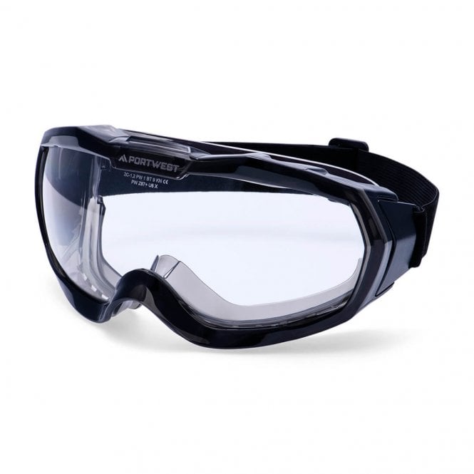 Portwest Ultra Safe Light Vented Clear Safety Goggles