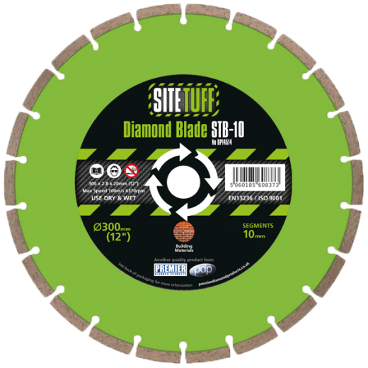 Premier Diamond Products STB-10 Diamond Blade For Building Materials