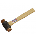CRF15 Copper/Rawhide Faced Hammer 1.5lb Hickory
