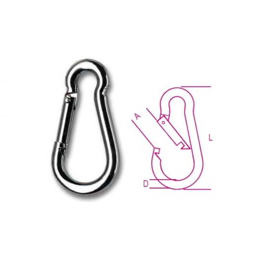 Robur 8074 Carabine Hooks Galvanised Various Sizes