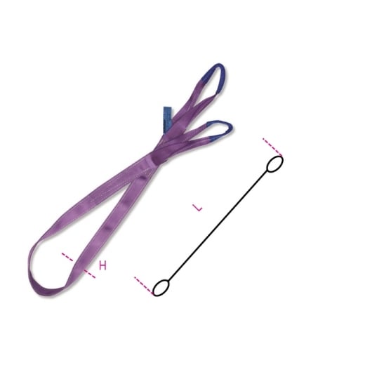 Robur 8150 Purple Websling 1 Tonne Capacity