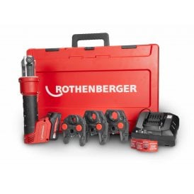 Romax Nano 18v Cordless Pipe Press Tool M Profile Jaws 15,22,28mm 1 x 2.0ah Battery + Charger