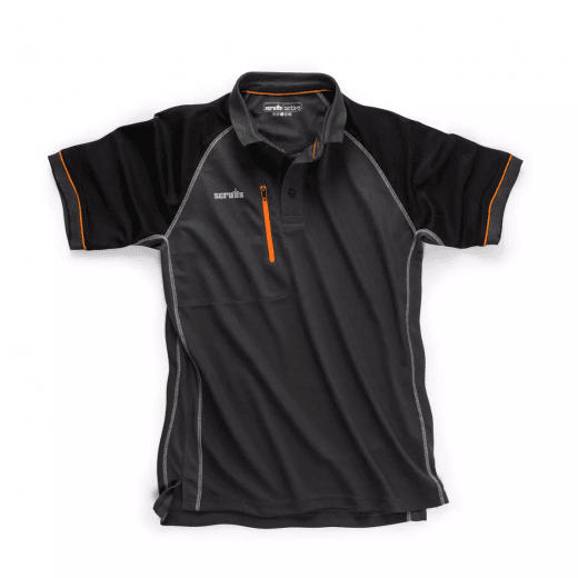 Scruffs Trade Active Polo Graphite