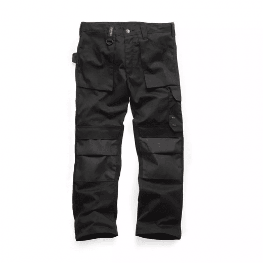 Scruffs Worker Work Trousers Black Regular Leg