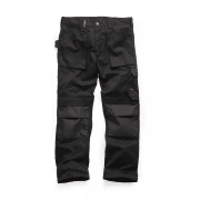 Worker Work Trousers Black Regular Leg