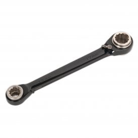4 In 1 Reversible Ratchet Ring Spanner 10 x 13  17 x 19mm AK7979