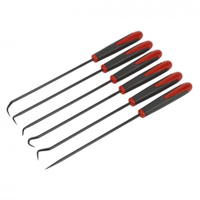 Sealey 6 Piece Pick & Hook Set Extra-Long AK5215
