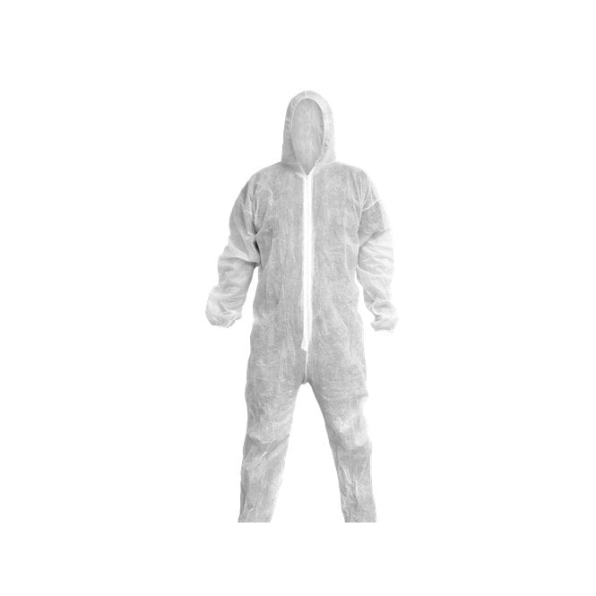 Sealey 9601XL Worksafe White Disposable Coverall XL