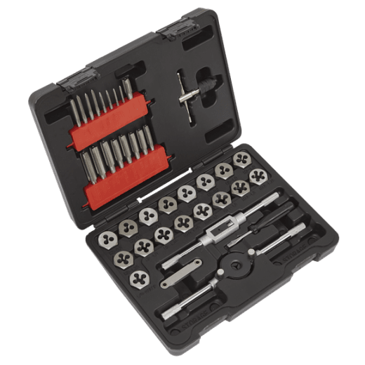 Sealey AK3039HM 39 Piece Metric Tap & Hexagon Die Set Carbon Steel
