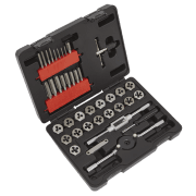 AK3039HM 39 Piece Metric Tap & Hexagon Die Set Carbon Steel