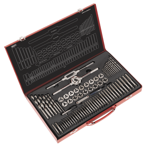 Sealey AK3076 76 Piece Metric Tap & Die Set Split Dies