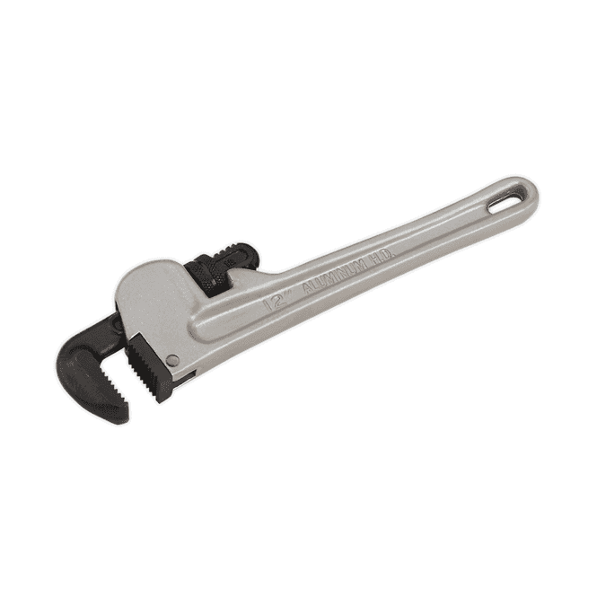 Sealey AK5107 300mm Adjustable Alloy Pipe Wrench European Pattern Aluminium