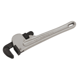 AK5107 300mm Adjustable Alloy Pipe Wrench European Pattern Aluminium
