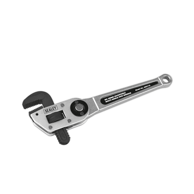 Sealey AK5115 Adjustable Multi-Angle Pipe Wrench �9-38mm