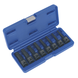 AK5602 8 Piece 1/2"Sq Drive TRX-Star* Impact Socket Bit Set
