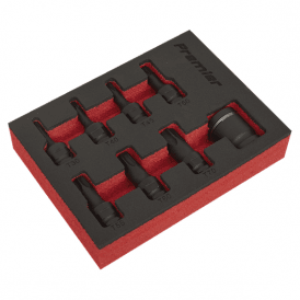 AK5621 8 Piece 3/8" Square Drive Impact TRX-Star* Socket Bit Set