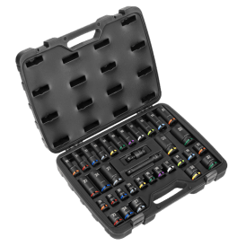 AK5635M 34 Piece 1/2 Drive Impact Socket Set 10-32mm