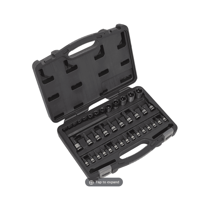 Sealey AK6197B TRX-Star* Socket & Security Socket Bit 1/4