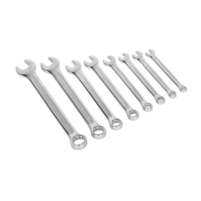 Sealey AK63252 8 Piece Premier Combination Spanner Set 8-19mm
