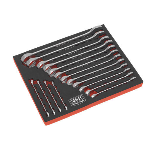 Sealey AK63255 16 Piece Metric Combination Spanner Set